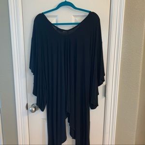 Foxblood Black Tunic Top 2-3XL